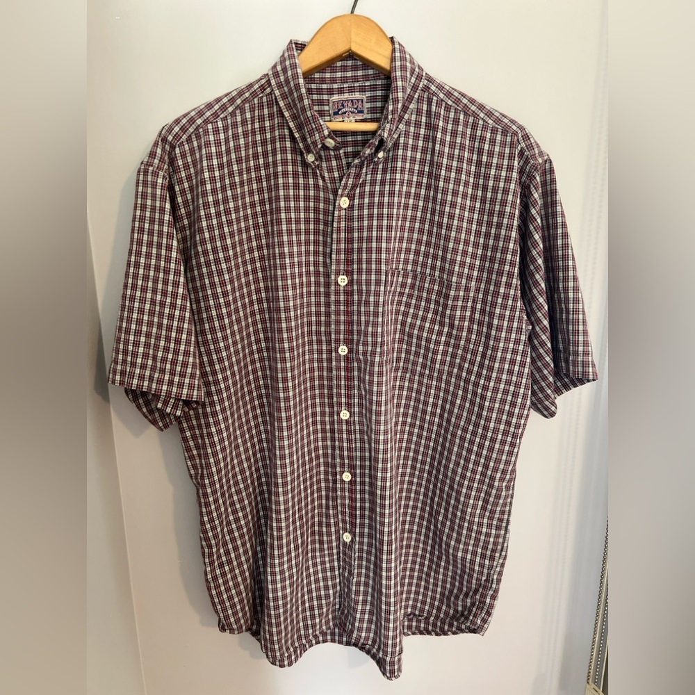 Nevada Vintage Cotton Button Up Short Sleeve L